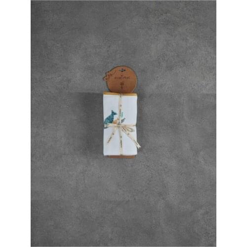 100 organic Baby Combed Cotton Blanket Dodo White