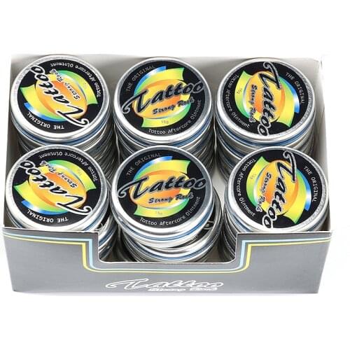 24PCS/Box Tattoo Cream Aftercare Ointments Tattoo Supplies Tattoo Healing Repair Cream Nursing Repair Ointments Skin Recovery