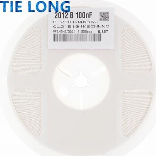 4000pcs 0402 0603 0805 1206 capacitor 100nf 104 x7r 104 50v smd capacitor full reel 10