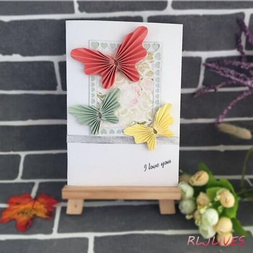Butterfly Rosette Metal Cutting Dies DIY Scrapbooking Card Stencil Paper Craft Handmade Album Handbook Decoration