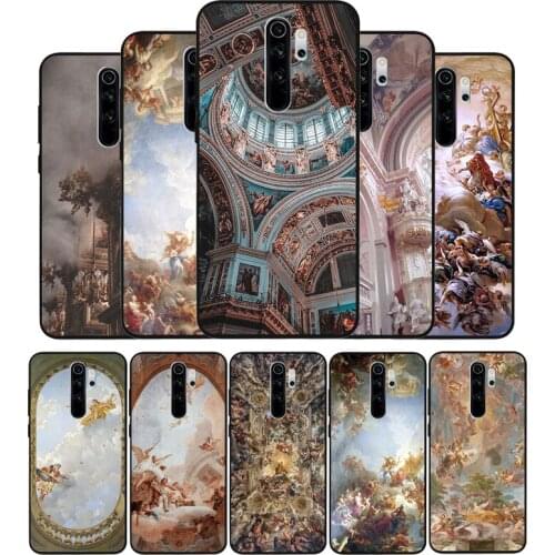 Palace of versailles Black tpu case for xiaomi redmi 4A 4X note 4 5A 5Plus NOTE5 Pro 6Pro note6 7 8Pro cover Shell