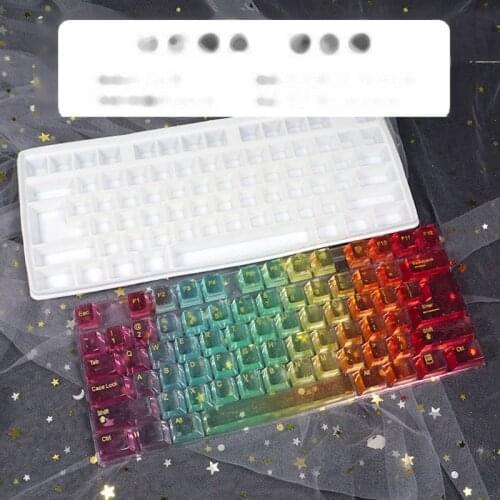 Epoxy Silicone Keycap Mold Marine Life Decoration Craft DIY Cat Claw Keyboard Cover Mold Epoxy Resin Keyboard Decoration Mold