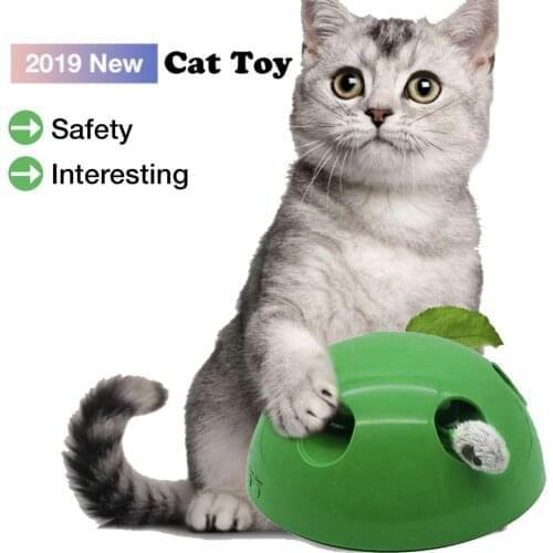 Hot!! N PLAY Cat Toy Funny Automatic Cat Smart Toy Cat Scratching Device Cat Sharpen Claw Pop Play Cat Training Toy Pet Supplies