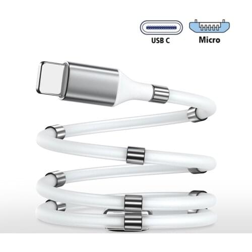 3A Magnetic Data Charging Cable Micro USB Type C Fast Charger For Redmi Note 6 7 8 9 Samsung A42 A51 A50 5G Realme 7 Pro 7i X7
