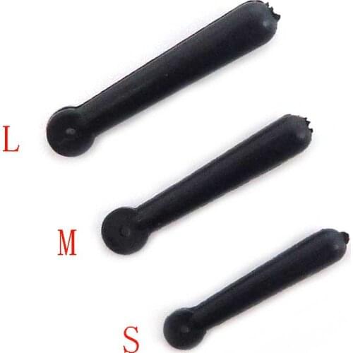 Minfishing 200pcs/lot rubber float rest soft rubber lead sheath tube line stopper Fishing Tools