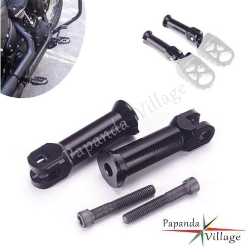 Motorcycle Rear Footpeg Mount Bracket Female Relocation Peg Clevis Clamp for Harley Softail Sport Glide Street Bob Slim fxb fld