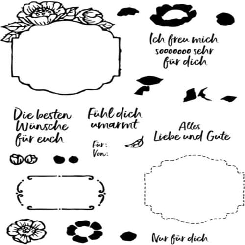 German Metal Cutting Dies and Stamps Stencil Scrapbooking Template Photo Album Cards Paper Embossing Craft DIY Dies German 2020