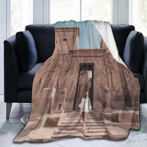 2021 new soft and warm world view coral fleece blanket winter bed bed cover flannel throw blanket shawl French blanket on sofa