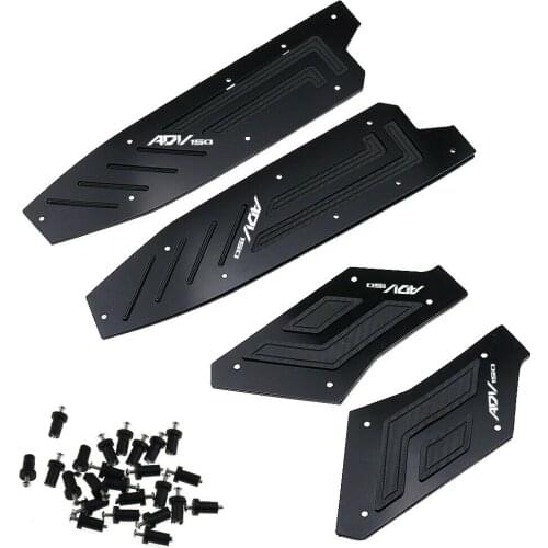 Motorcycle Front and Rear Footrest Footrest Step Footpad For Honda ADV150 17-20