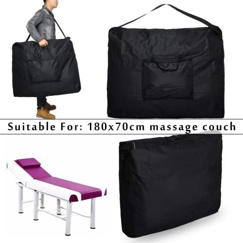 Foldable Carrying Bag for Massage Table Bed Sturdy Oxford Cloth Waterproof Storage Backpack for 180x70cm Beauty Bed Thicken Stor