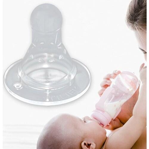 S/M/L Baby Breast-feeding Pacifier Silicone Calibre for Different Milk Bottle Mommy Breast-milk Feeding For Infant Kids