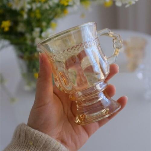 Glassware Drinking Glass Cup for Water Juice Cocktails Beverages Glass Mug for Kitchen Bar Handmade Glassware Durable Drinkware