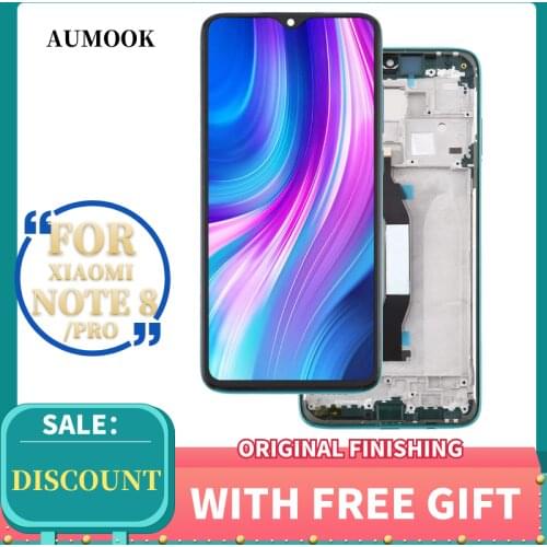 LCD for Xiaomi Redmi Note 8 Note 8 pro Display Touch Screen With Frame Digitizer Assembly replacement LCD for redmi note 8 8pro