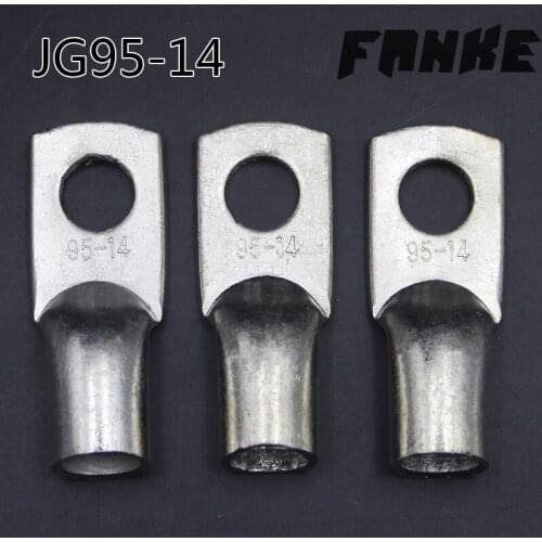 1piece JG95-14 tinned copper cable lugs crimp type Electric power fittings equipment contact terminals