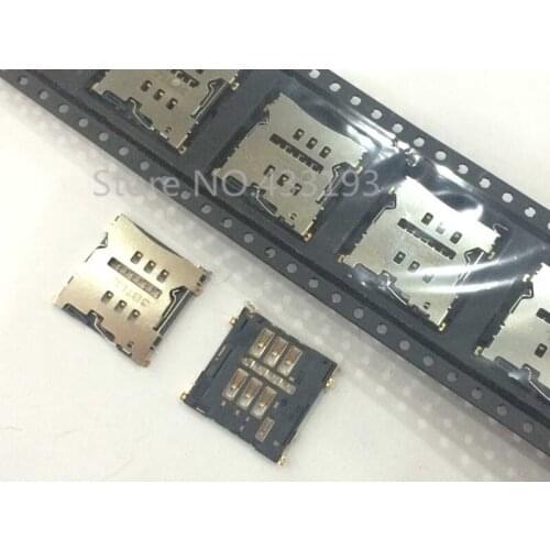 10pcs/lot SIM Card Slot Reader Holder Connector SIM Card Socket For Lenovo K900 K900I S960 free shipping