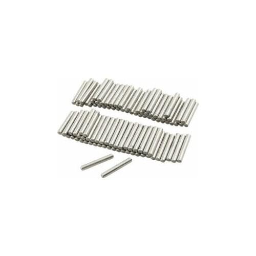 100 Pcs Stainless Steel 2.1mm x 15.8mm Dowel Pins Fasten Elements