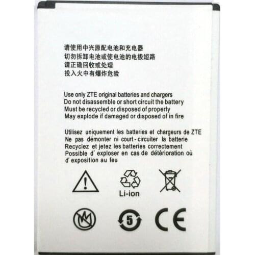 1pcs 100% High Quality Li3825T43P3h77549 2500mAh Battery For ZTE V987 U935 V967s phone