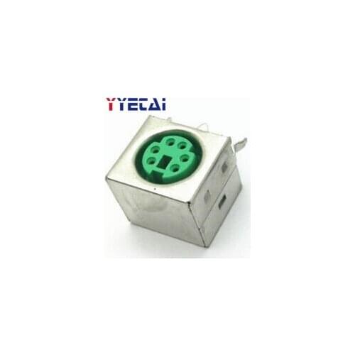 5PCS PS2 Socket Keyboard Mouse Socket 6P DD