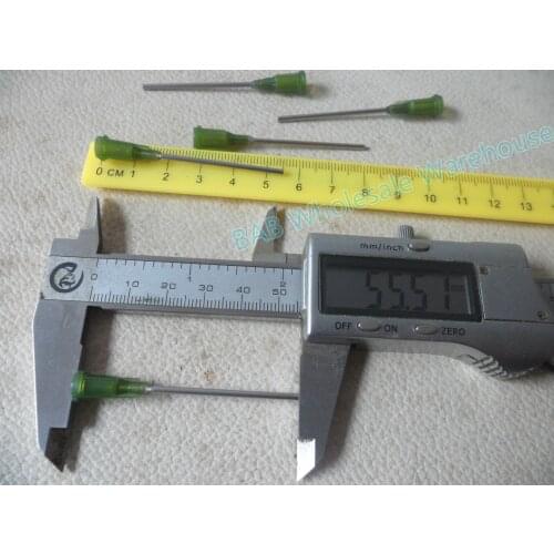 50 PCS 14gauge 11/2-inch Blunt Needle Dispense Tip,Glue Dispensing Needle End S.S. dispensing Tips