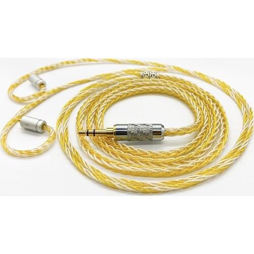 8 share silver plated upgrade cable mmcx 0.78mm im50 ie80