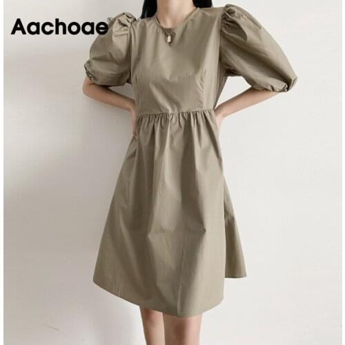 Пышные летние платья Aachoae China At AliExpress