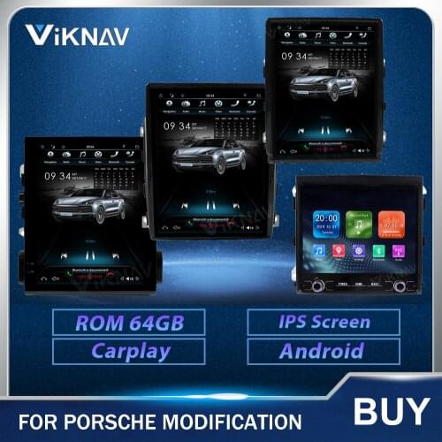 Car Radio For Porsche Cayenne Panamera Boxster Macan 2010-2016 Multimedia Player GPS Navi Stereo Touch Screen Head Unit