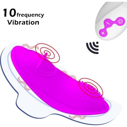 Wireless Remote Control Panties Vibrator Invisible Vibrating Clitoral Stimulator Wearable Sex toy for Women G spot Vibrating Egg