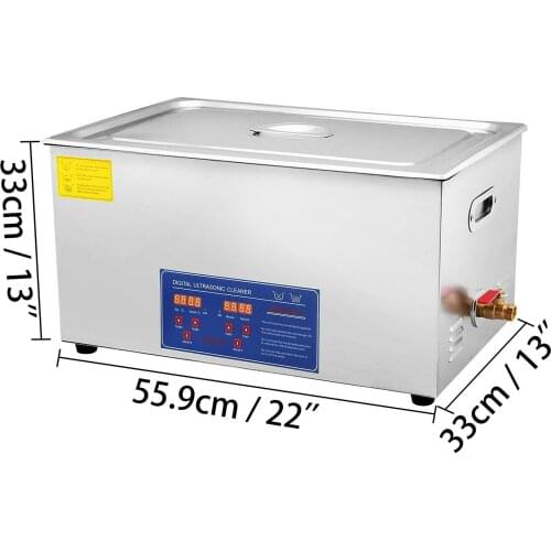 Digital Heater Timer Basket Jewelry Eyeglass Commercial Industrial Cleaner Jewelry Ultrasonic