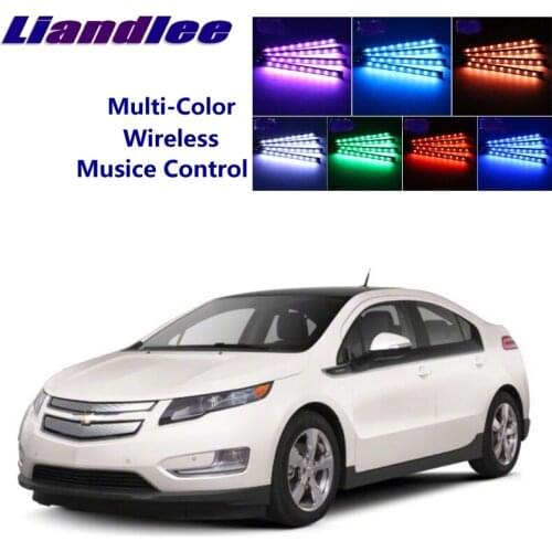 LiandLee Car Interior Floor Decorative Atmosphere Seats Accent Ambient Neon light For Chevrolet Volt