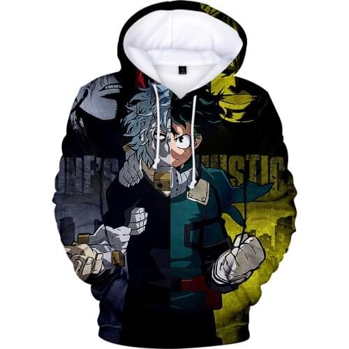 My Hero Academia Children Fashion Casual 3D Hoodies Mens Womens New Products Popular Children Hooded Autumn Sweatshirt Tops