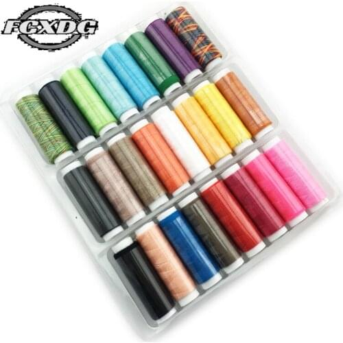 Dropshipping 2020 Best Selling Products 24 Pcs 402 Cotton Sewing Thread Polyester Sewing Material Accessories Sewing Thread Set