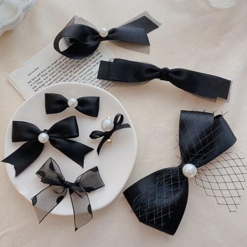 2020 Women Girls Elegant Temperament Retro Pearl Hair Clips Hairbands Children Lovely Hairpins Headbands Kids Hair Accessories