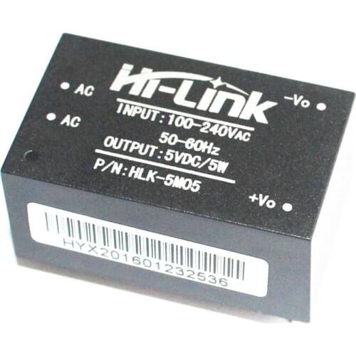 220v 5V ac - DC isolated power supply module, HLK-5M05, switching step-down 5w power module