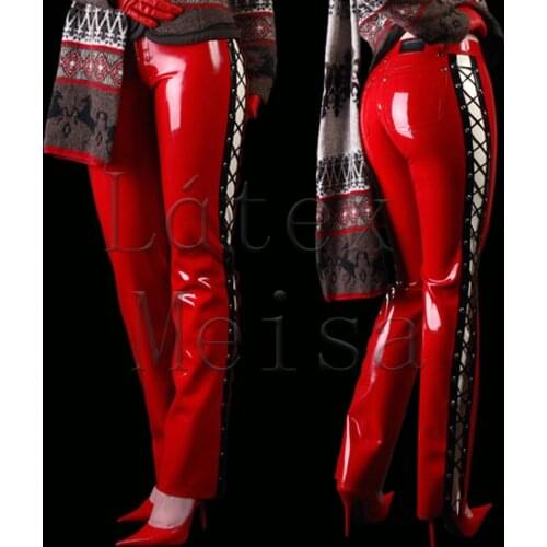 Женские прямые брюки Latex Meisa China At AliExpress