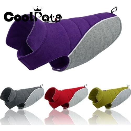 Pet Dog Clothes Jacket Thickening Soft Fleece Wear Clothes for Dogs Winter Warm Coat Clothes for Dogs CoolPaw