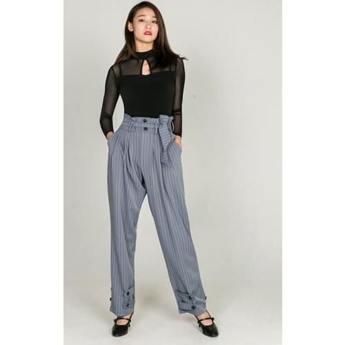 Fall Latin Dance Pants For Adult Ballroom Practice Wear Tap Dance Wear Designer Clothes Samba Costume Tango Dance Outfit JL2210