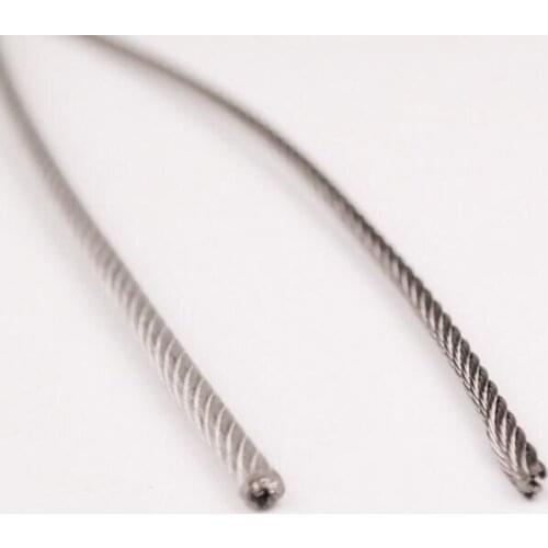 Pack plastic rope 4mm / 304 soft stainless steel wire rope / clothesline lifting rope 20meter