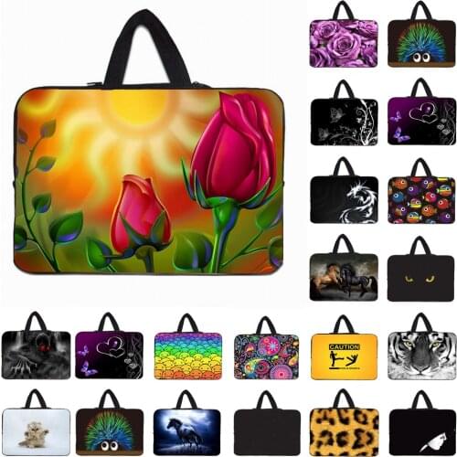 Laptop Bag Handle Case Neoprene 10"12"13"14"15.6"17" Notebook Chromebook Carry Funda For Macbook Acer Sony Dell HP MSI IBM Chuwi