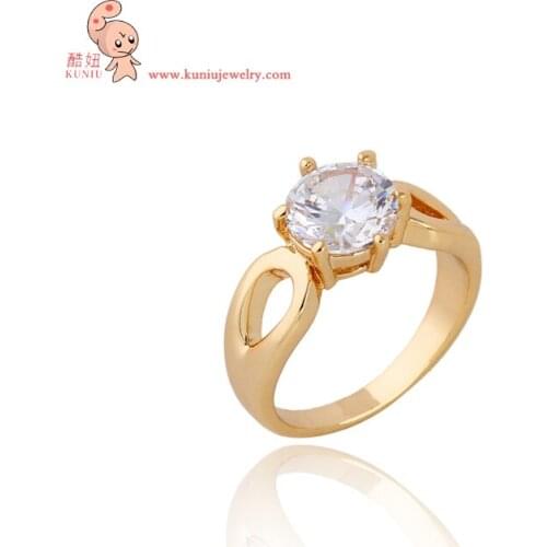 Full free door-to-door ring Fashion Jewelry Austrian White zircon Ring