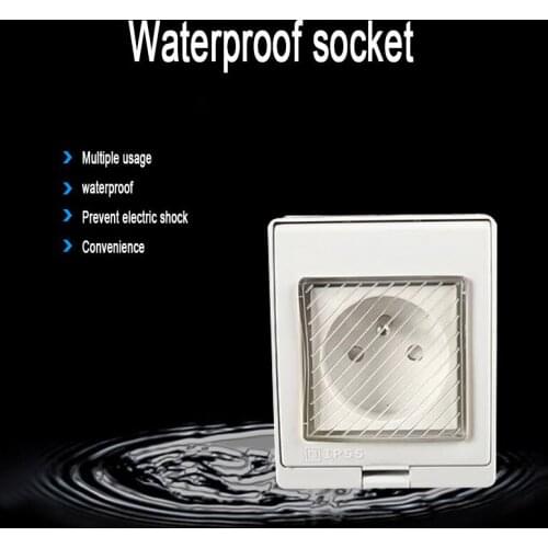 IP66 Industrial waterproof plug MNIAIKS socket Multi-function waterproof French socket series