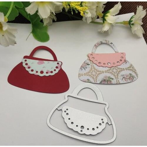 Pretty cute bag Metal Cutting Dies Stencils For DIY Scrapbooking Decorative Embossing Handcraft Die Cutting Template