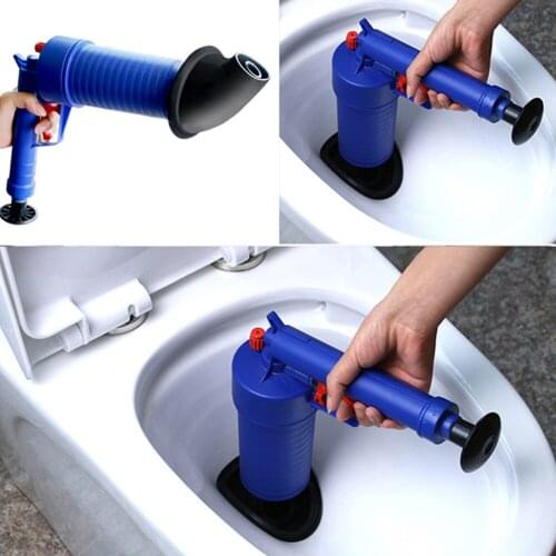Drain Pump Cleaner Air Power Blaster Unblock Adapters Toilet Wash Basin Home