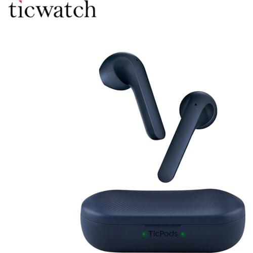 Ticwatch TicPods 2 TWS Earphone Bluetooth 5.0 Aptx Qualcomm QCC3026 Touch Control Earphone IPX4 Waterproof Noise Cancelling