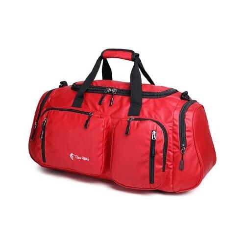 Women Sport Training Bags Gym Fitness Shoulder Bag Large Portable Travel Handbag Men Independent Shoes Storage Blosa