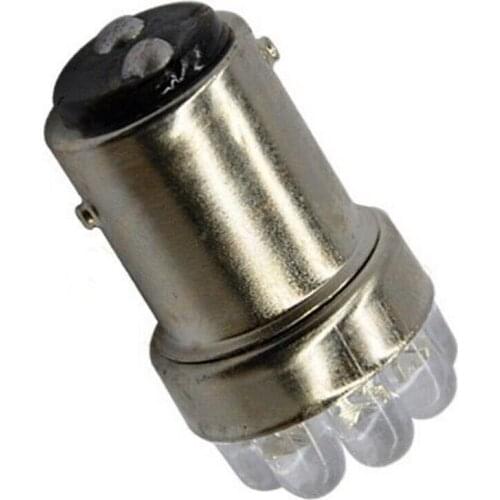 1Pcs Practical Replacement Car Stop Tail Bulb Lamps G18 1157 9 LED White Car LED Lights Car