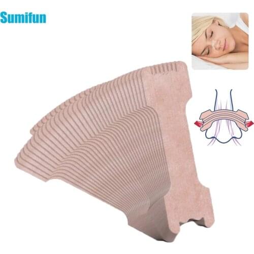 100pcs Anti Snoring Nasal Strips Relief Nasal Congestion Snore Cold Headache Breathe Right Better Improve Sleep Health Care