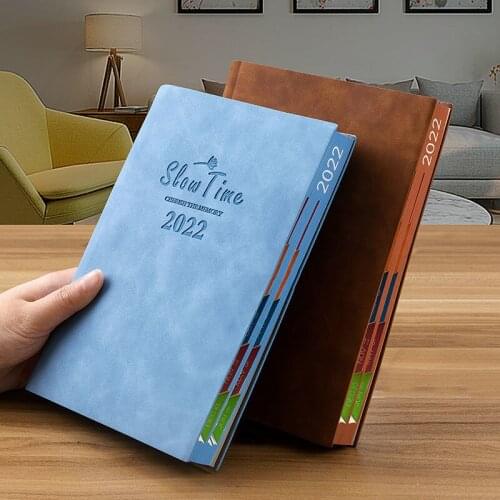 2022 Daily Weekly Planner Notebooks 400 Pages Undated Agenda A5 Notebook Weekly Goals Time Management Planner Budget Planner