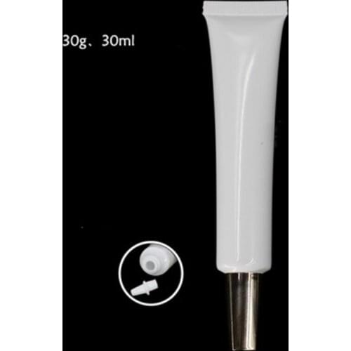 30G Soft Tube Square Gold Cap, Cosmetic Cream Hose, Medical Ointment Packaging Tubes, Hand Cream Packing Hose 30ml, 100pcs/Lot