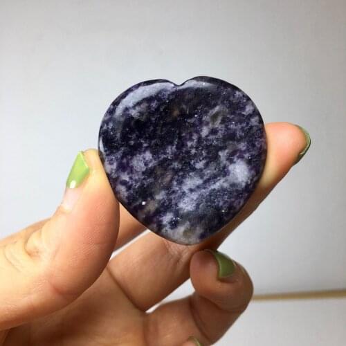 40*40mm Gift Love Puffy Heart Shaped Stone Love Healing crystal Gemstone Gemstones Natural Quartz Crystals