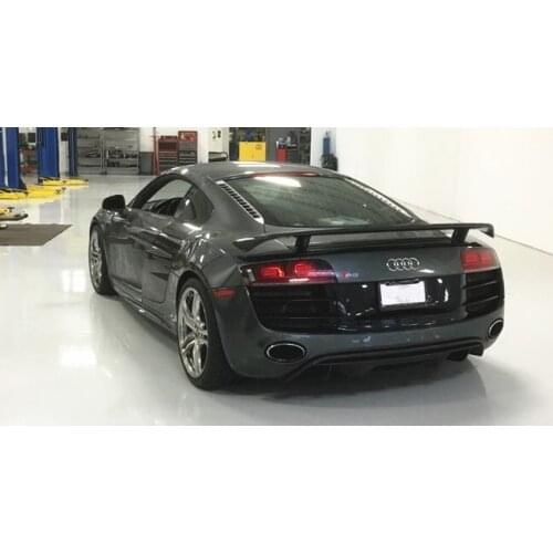 FOR Audi R8 spoiler 08--15 year carbon fiber Two layers rear wing regula style sports accessories V8 V10